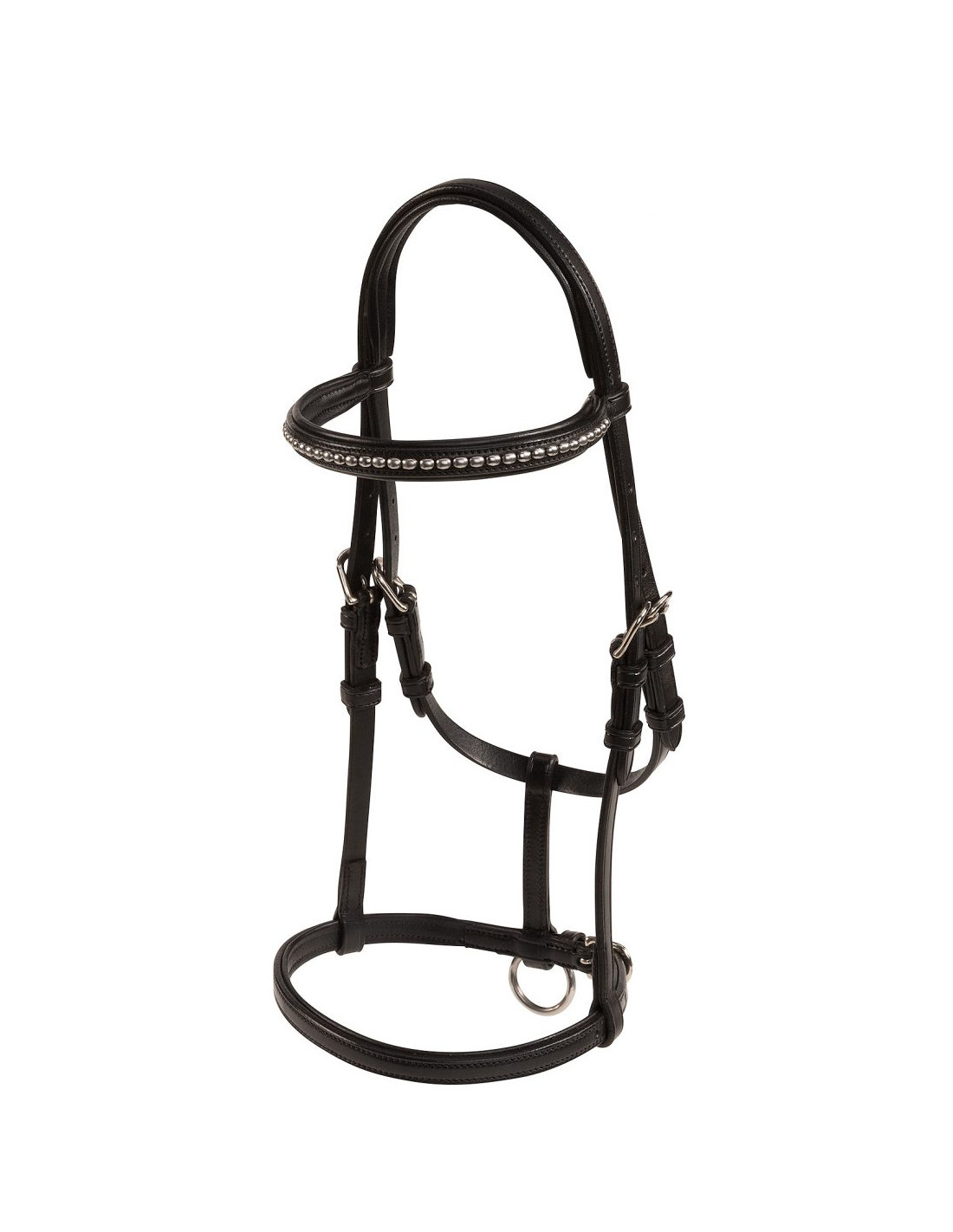 SOFT LEATHER. FOAL SIZE LEATHER HEADCOLLAR BLACK BRAND NEW 