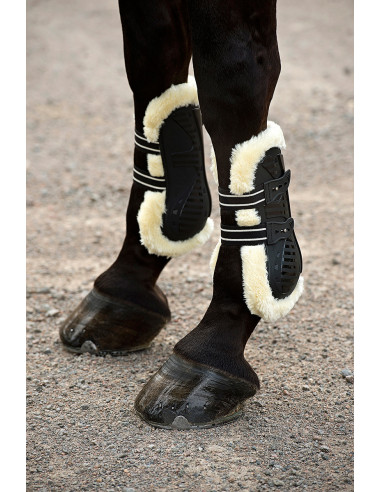 Tendon and Fetlock boots w Fur 4-pack