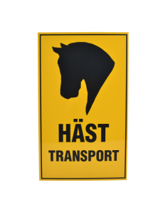 Horse Transport Sign 30x50 cm