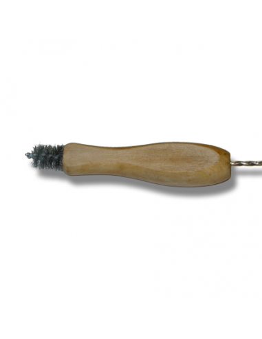Studhole cleaner with steal brush