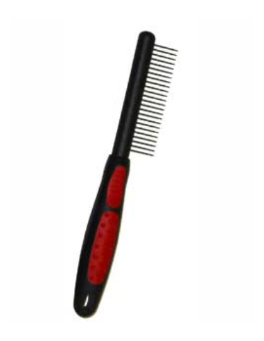 Comb with Rubber and Plastic handle