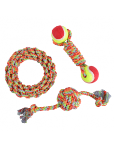 Dog toys in cotton